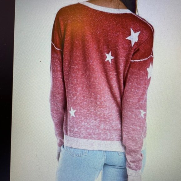 In2 by InCashmere- Stars Cashmere-Blend Super Soft Sweater size Medium - Picture 7 of 7